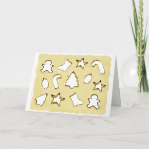Tarjeta Festiva Navidades galletas