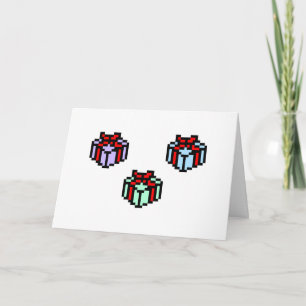 Tarjeta Festiva Navidades Geek
