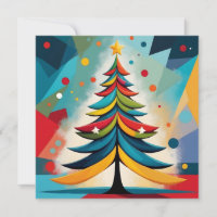 Navidades Geométricos de Pop Art Branches Featherc