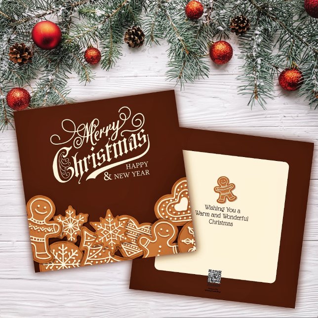 Tarjeta Festiva Navidades Gingerbread Cookies (Subido por el creador)