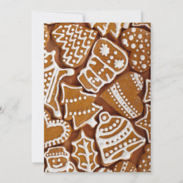 Tarjeta Festiva Navidades Gingerbread Holiday Cookies