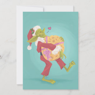 Tarjeta Festiva Navidades Goblin - Niza y básica