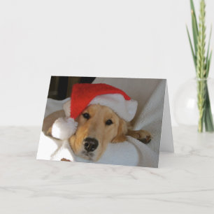 Tarjeta Festiva Navidades Golden
