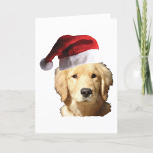 Tarjeta Festiva Navidades Golden Retriever
