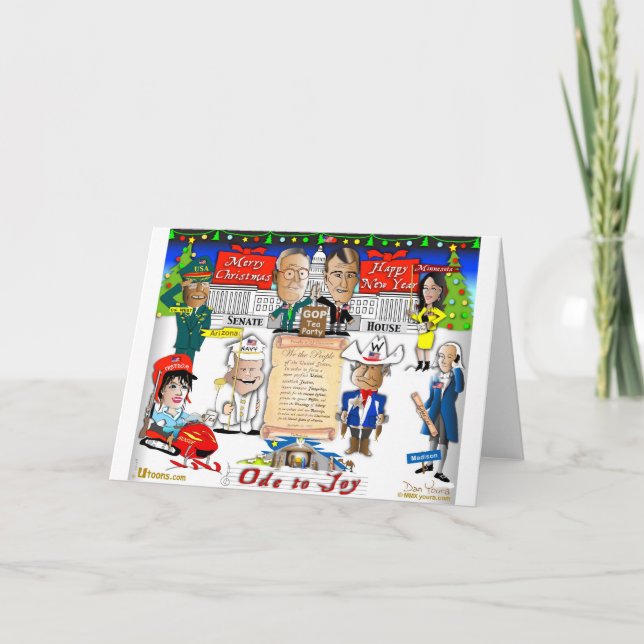 Tarjeta Festiva NAVIDADES GOP y Tea Fiesta (Anverso)