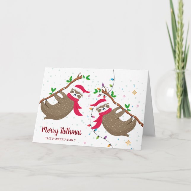 Tarjeta Festiva Navidades graciosos y lascivos (Anverso)