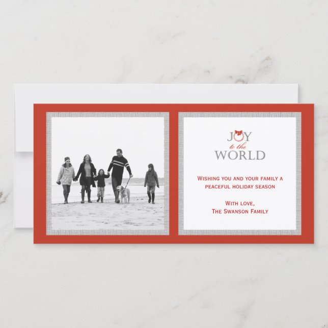 Tarjeta Festiva Navidades guerreros alegres/tarjeta fotográfica de (Anverso)