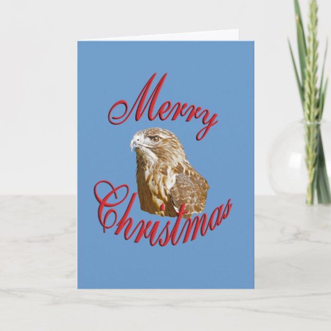 Tarjeta Festiva Navidades Hawk (Anverso)