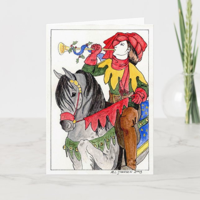 Tarjeta Festiva Navidades Herald (Anverso)