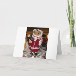 Tarjeta Festiva Navidades hermosos con amor tienen un buen día y