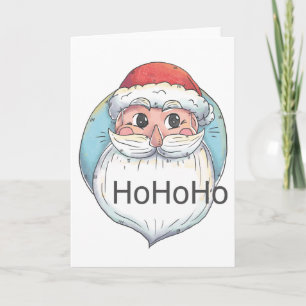 Tarjeta Festiva navidades ho santa claus