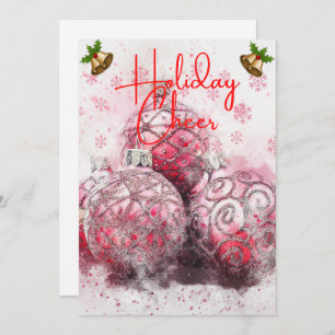 Tarjeta Festiva Navidades Holiday Cheer