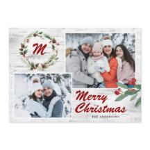 Navidades Holly 2 FOTOS Collage Bark