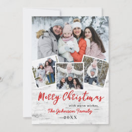 Tarjeta Festiva Navidades Holly Berry Birch 4 FHOTO Bark Greet