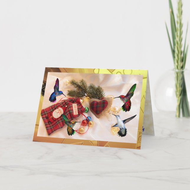 Tarjeta Festiva Navidades Hummers (Anverso)