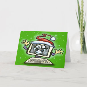 Tarjeta Festiva Navidades informáticos