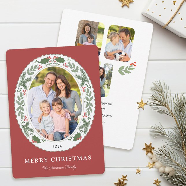 Tarjeta Festiva Navidades inmaduros Mensaje de vegetación 4 Foto (Subido por el creador)