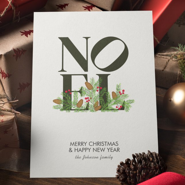 Tarjeta Festiva NAVIDADES inspirados en la letra pop de NOEL (Subido por el creador)