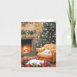 Tarjeta Festiva Navidades íntimos