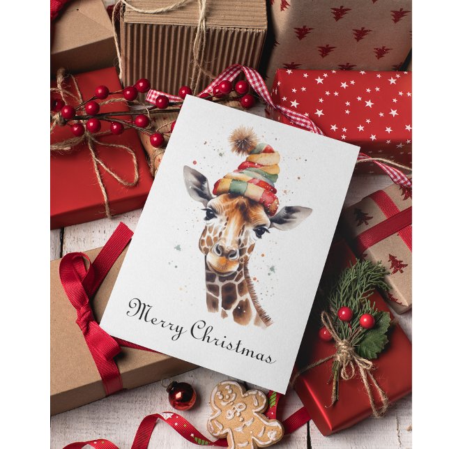 Tarjeta Festiva Navidades íntimos de Safari, personalizado (Subido por el creador)