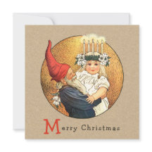 Navidades Jenny Nyström Tomte y Lucia CC1187