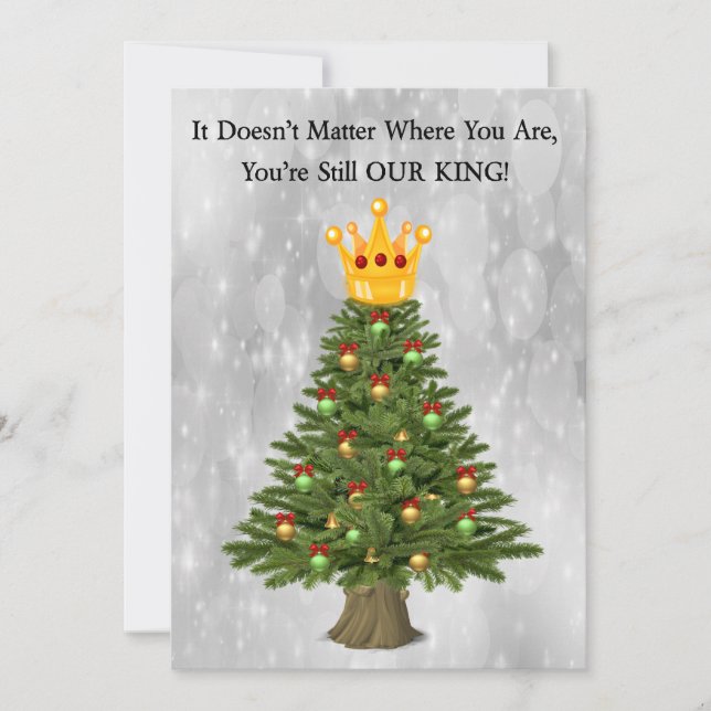TARJETA FESTIVA NAVIDADES KING TREE - JAILMATECARDS.CO.UK (Anverso)