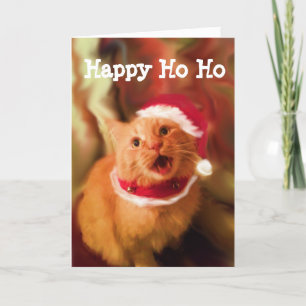 Tarjeta Festiva Navidades Kitties 1a