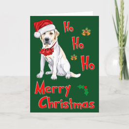 Tarjeta Festiva Navidades Labrador