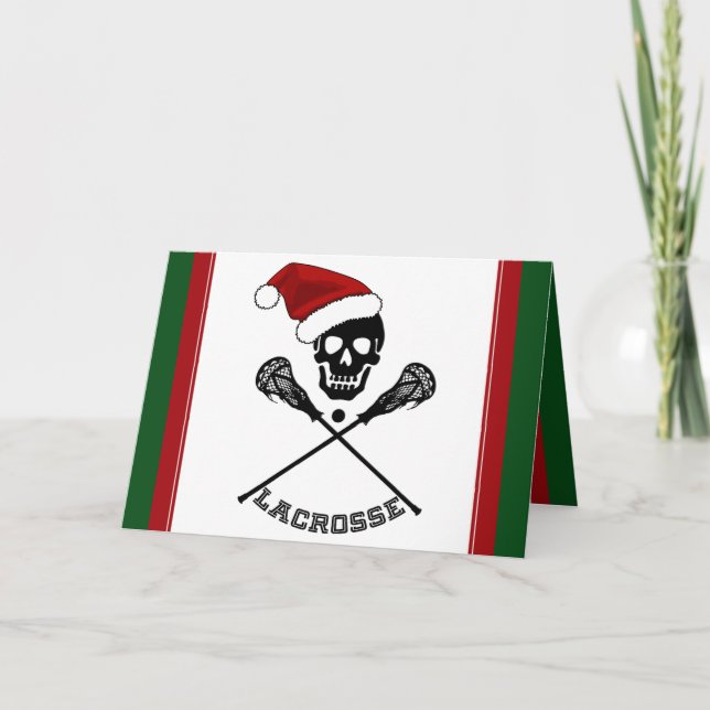 Tarjeta Festiva Navidades Lacrosse (Anverso)