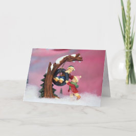 Tarjeta Festiva Navidades lúdicos