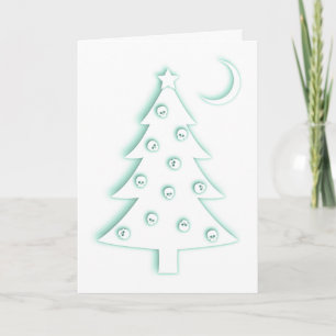 Tarjeta Festiva Navidades Macabre Tree