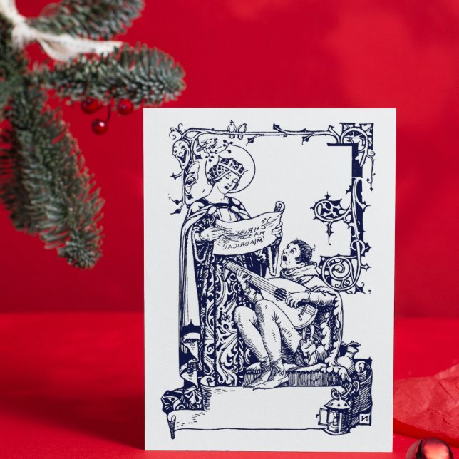 Tarjeta Festiva Navidades madrigal (Subido por el creador)