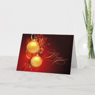 Tarjeta Festiva Navidades Magia