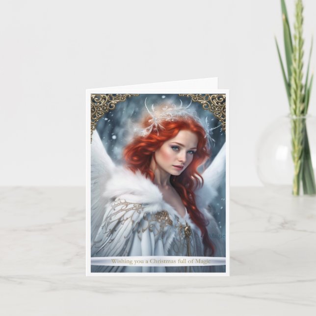 Tarjeta Festiva Navidades Magia (Anverso)