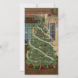 Tarjeta Festiva Navidades mágicos