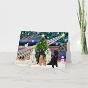 Tarjeta Festiva Navidades mágicos canapés - Estándar (5)