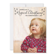 Navidades mágicos fotografía caligrafía negra