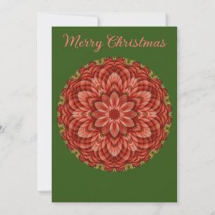 Tarjeta Festiva Navidades Mandala