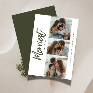 Tarjeta Festiva Navidades más hermosos de la playa Foto marítima d