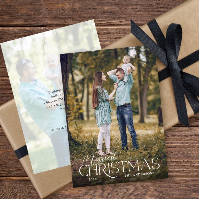 Tarjeta Festiva Navidades más hermosos Navidades elegantes de 2 fo (Subido por el creador)