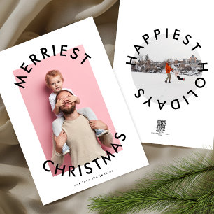 Tarjeta Festiva Navidades más modernos, sencillos y audaces multif