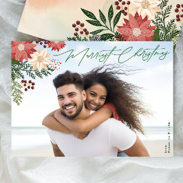 Tarjeta Festiva Navidades más valientes tradicionales Foto de Poin