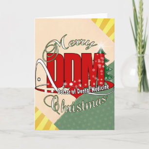 Tarjeta Festiva NAVIDADES Médica DDM de Medicina Dental