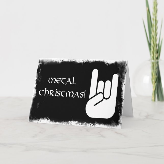 Tarjeta Festiva ¡Navidades metalizado! (Anverso)