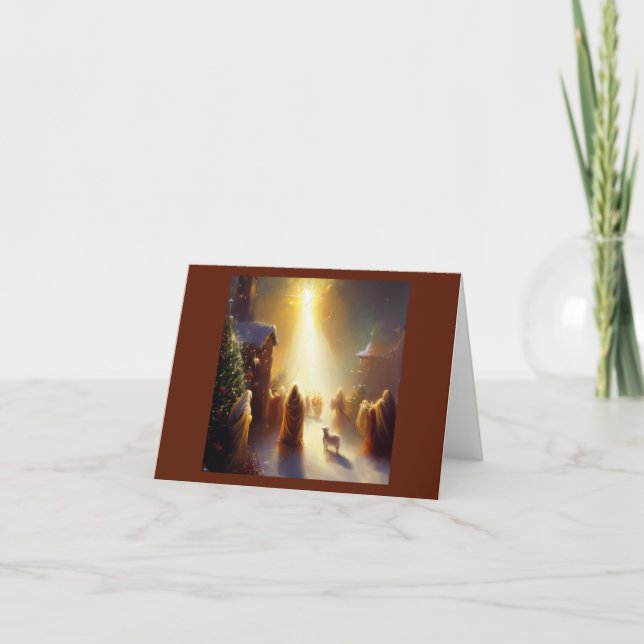 Tarjeta Festiva Navidades Milagro 1 (Anverso)