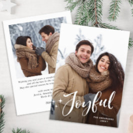 Tarjeta Festiva Navidades Minimalistas simples 2 Foto