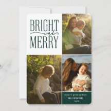 Navidades mínimos brillantes y merry modernos foto