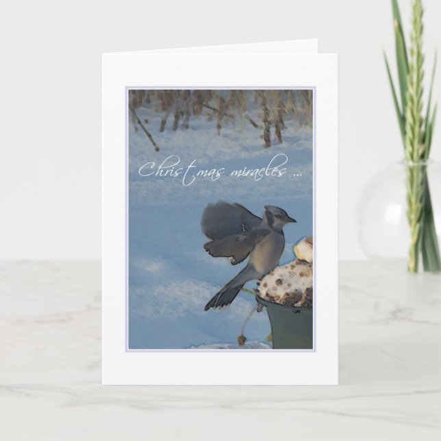 TARJETA FESTIVA NAVIDADES MIRACLES (Anverso)