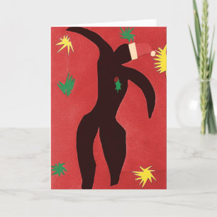 Tarjeta Festiva Navidades modernistas