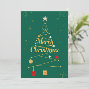 Tarjeta Festiva navidades modernos